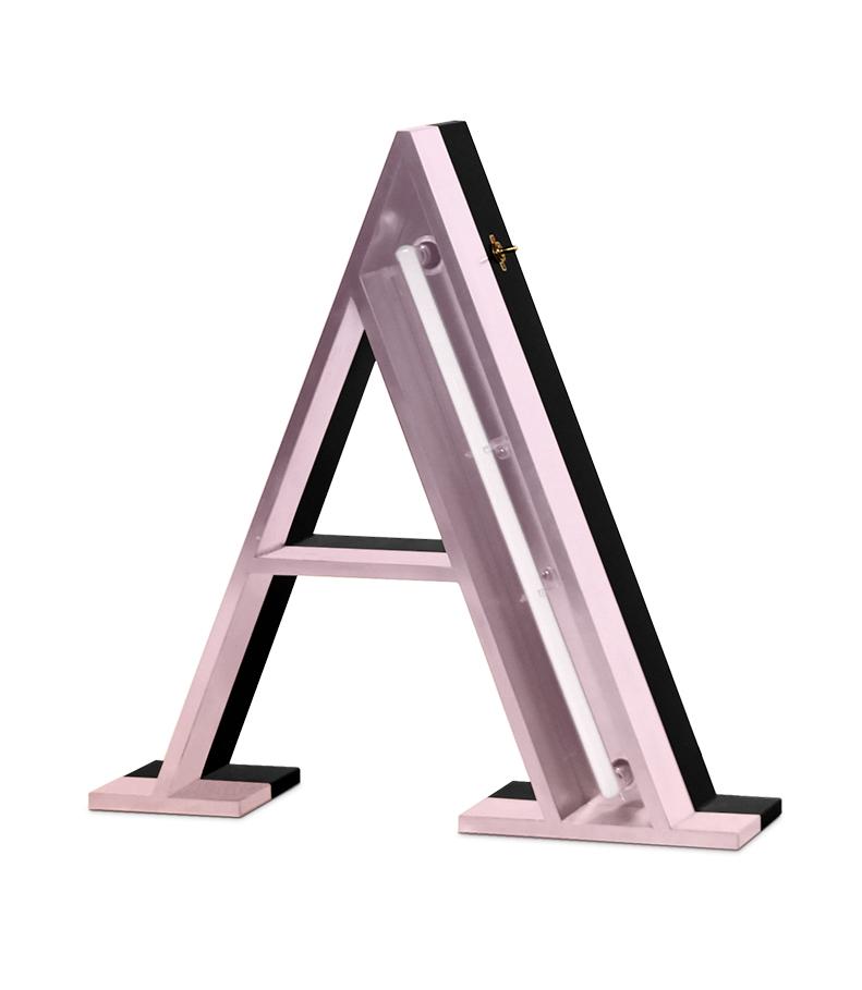 Alpha Letter A lamp