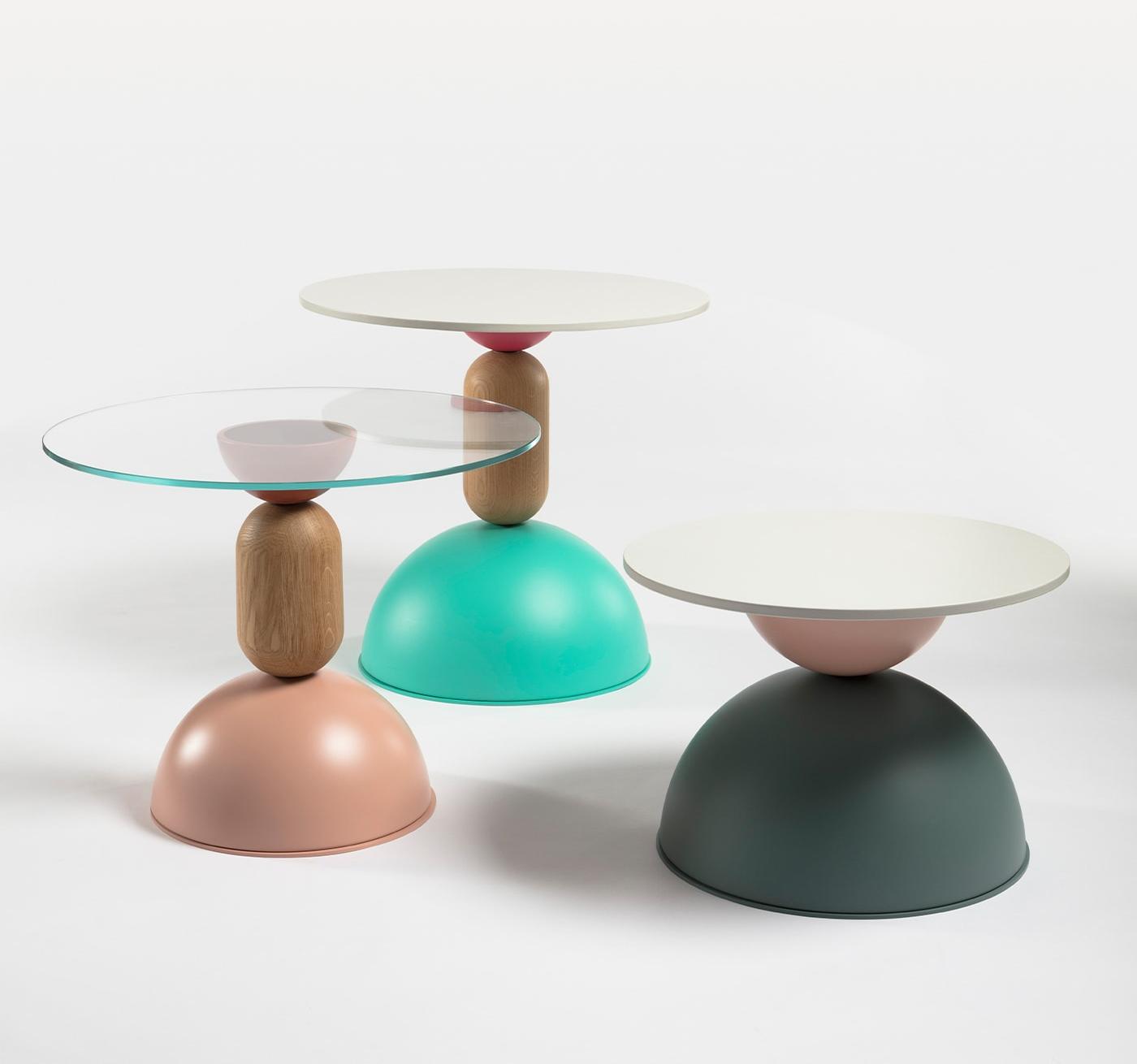 Ronde matte salontafel