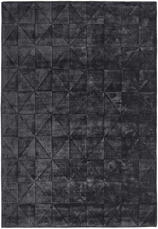 Triangles Anthracite tapijt | Maat: 200 × 300 cm