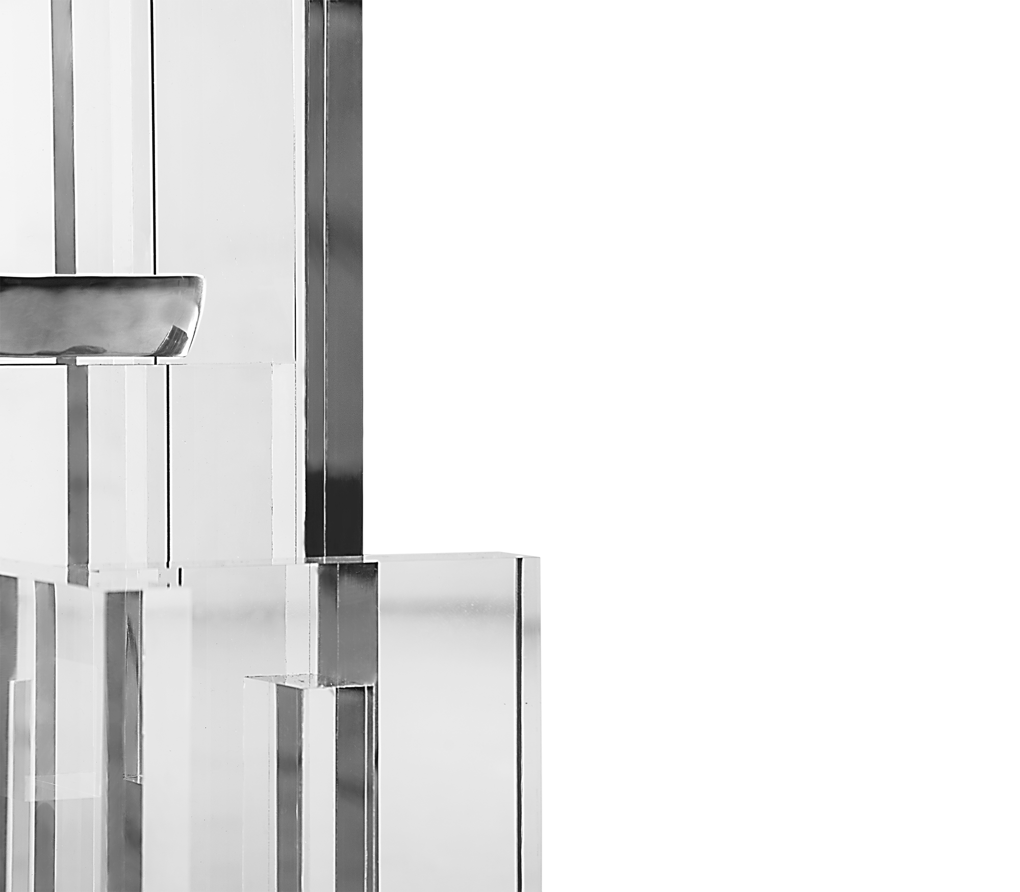Celeste zilveren bijzettafel