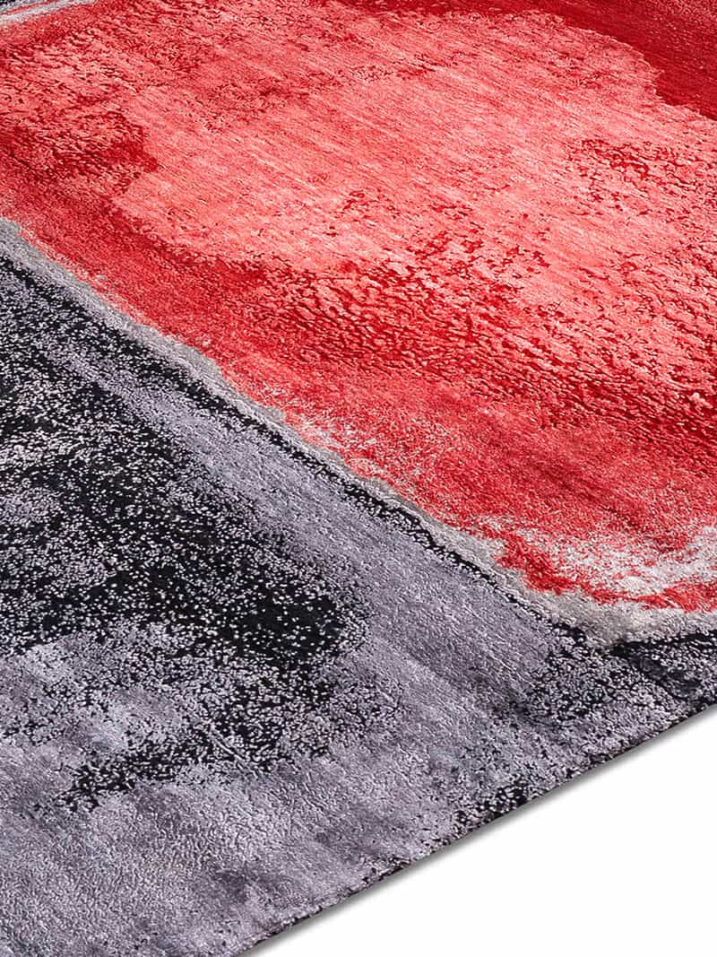 Red Silver handgeweven tapijt | Maat: 300 × 400 cm
