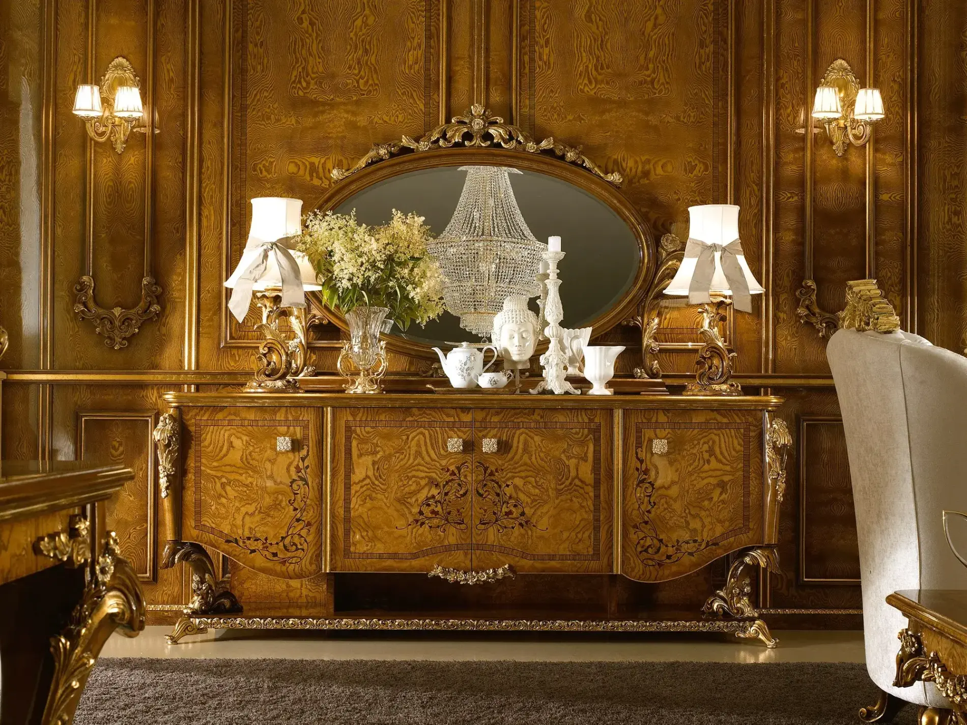 Dolcevita Italiaans dressoir | Configuratie: Zonder spiegel