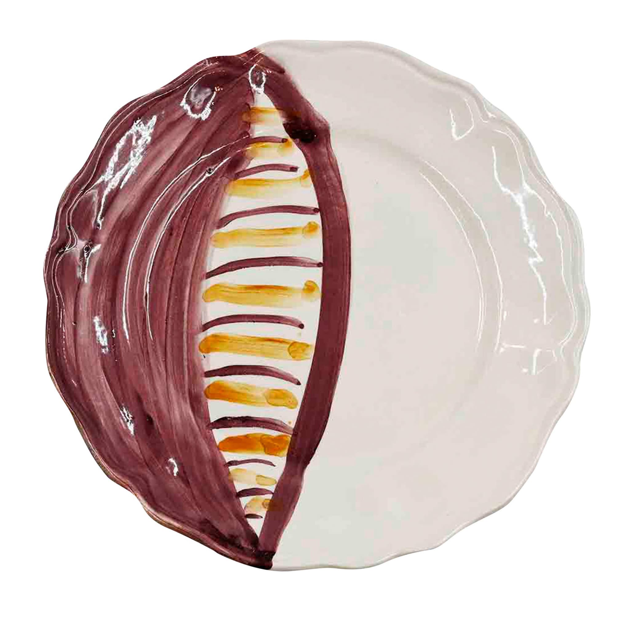 Handgemaakte keramische bord