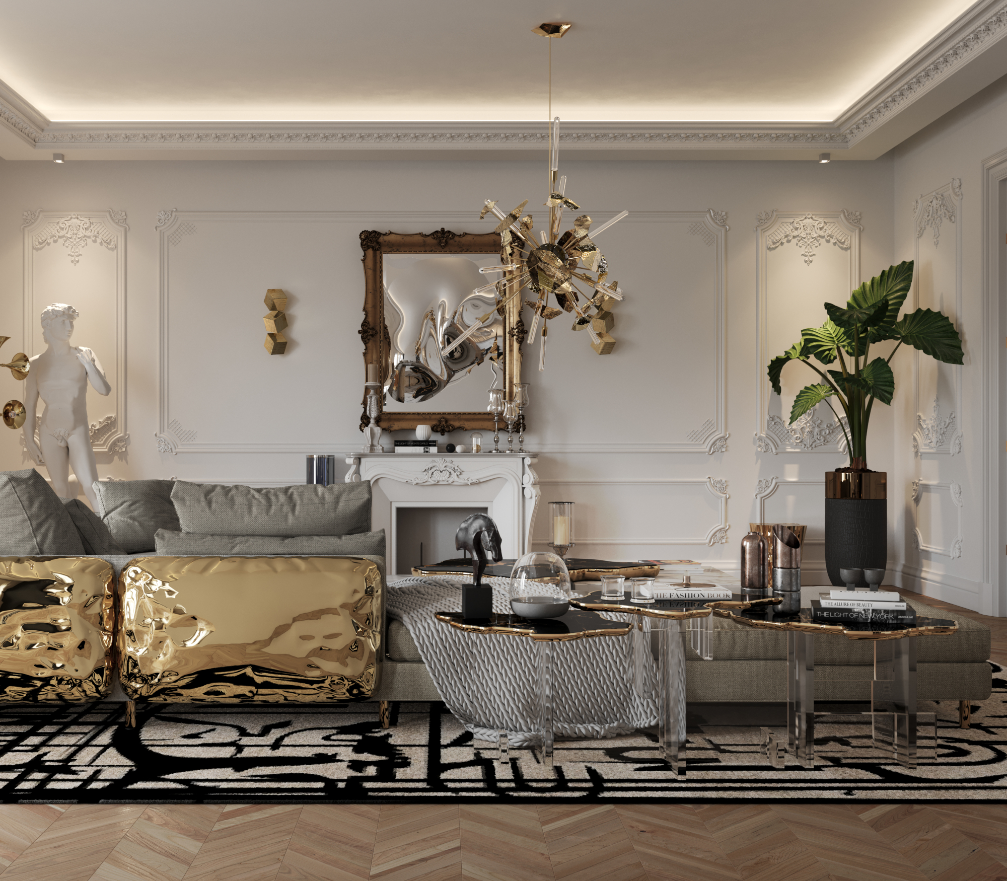 Nero Obsidian XL bijzettafel