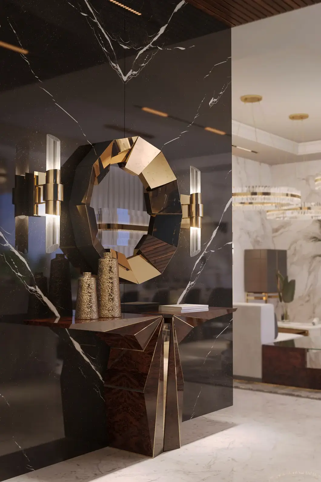 Enigma houten console