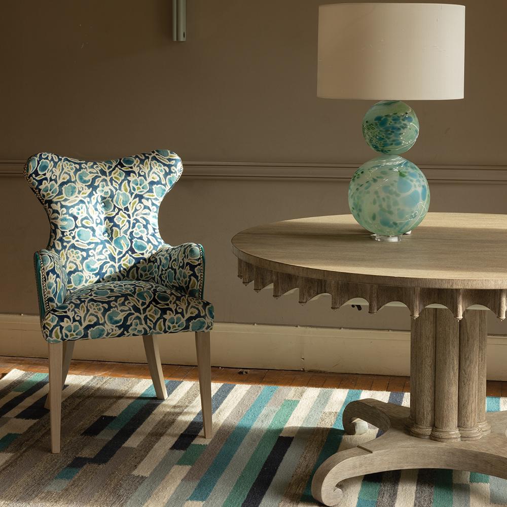Longwood Greyed Oak ovale eettafel