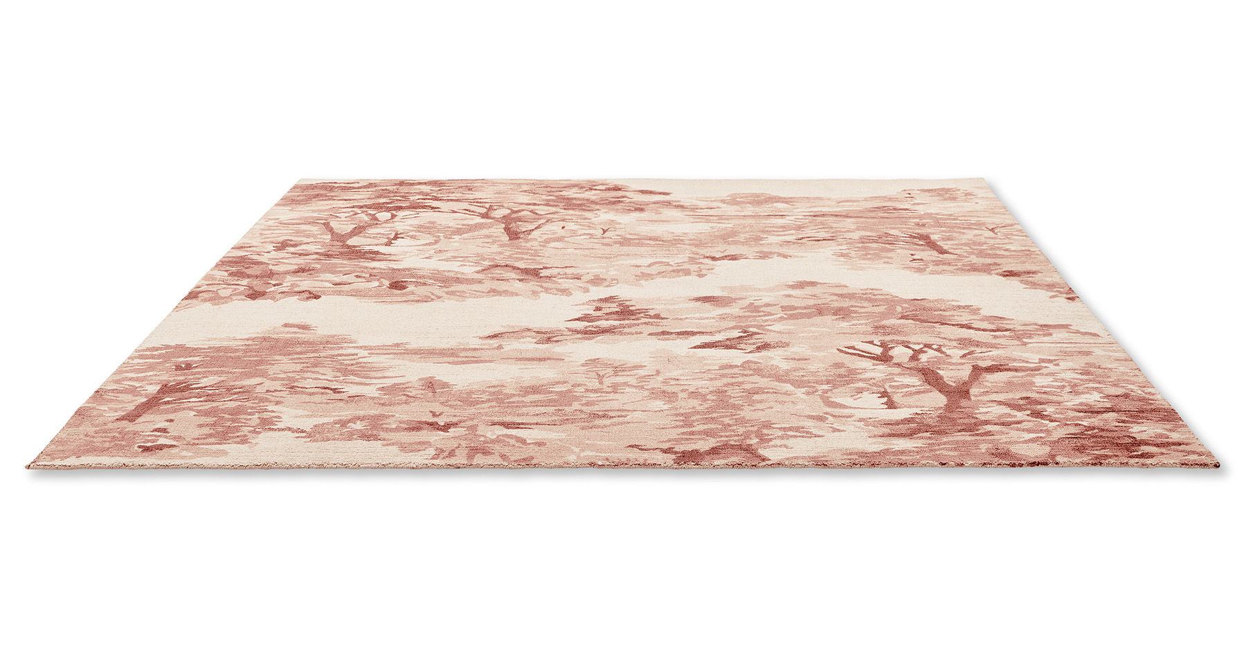 Landscape lichtroze tapijt | Maat: 140 × 200 cm