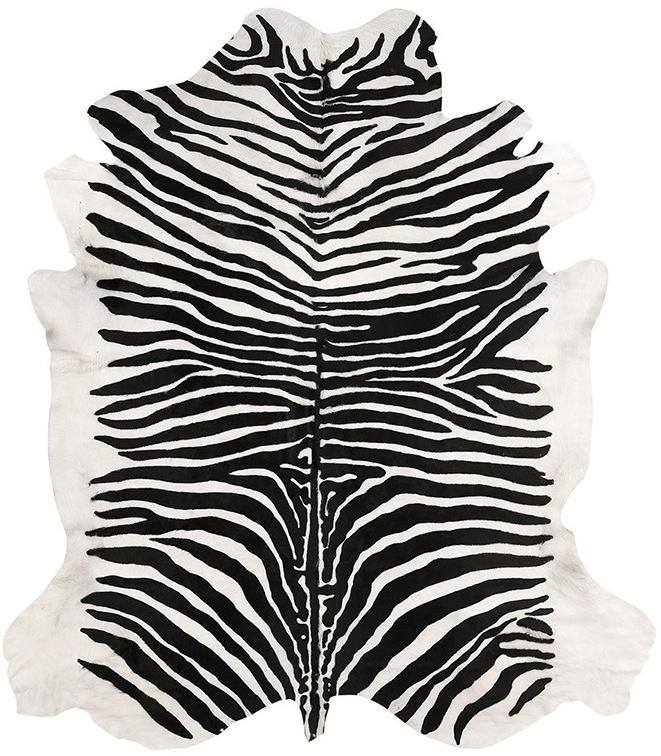 Zebra natuurlijke koeienhuid | Maat: 200 × 240 cm