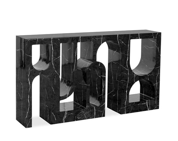 Glanzende premium console