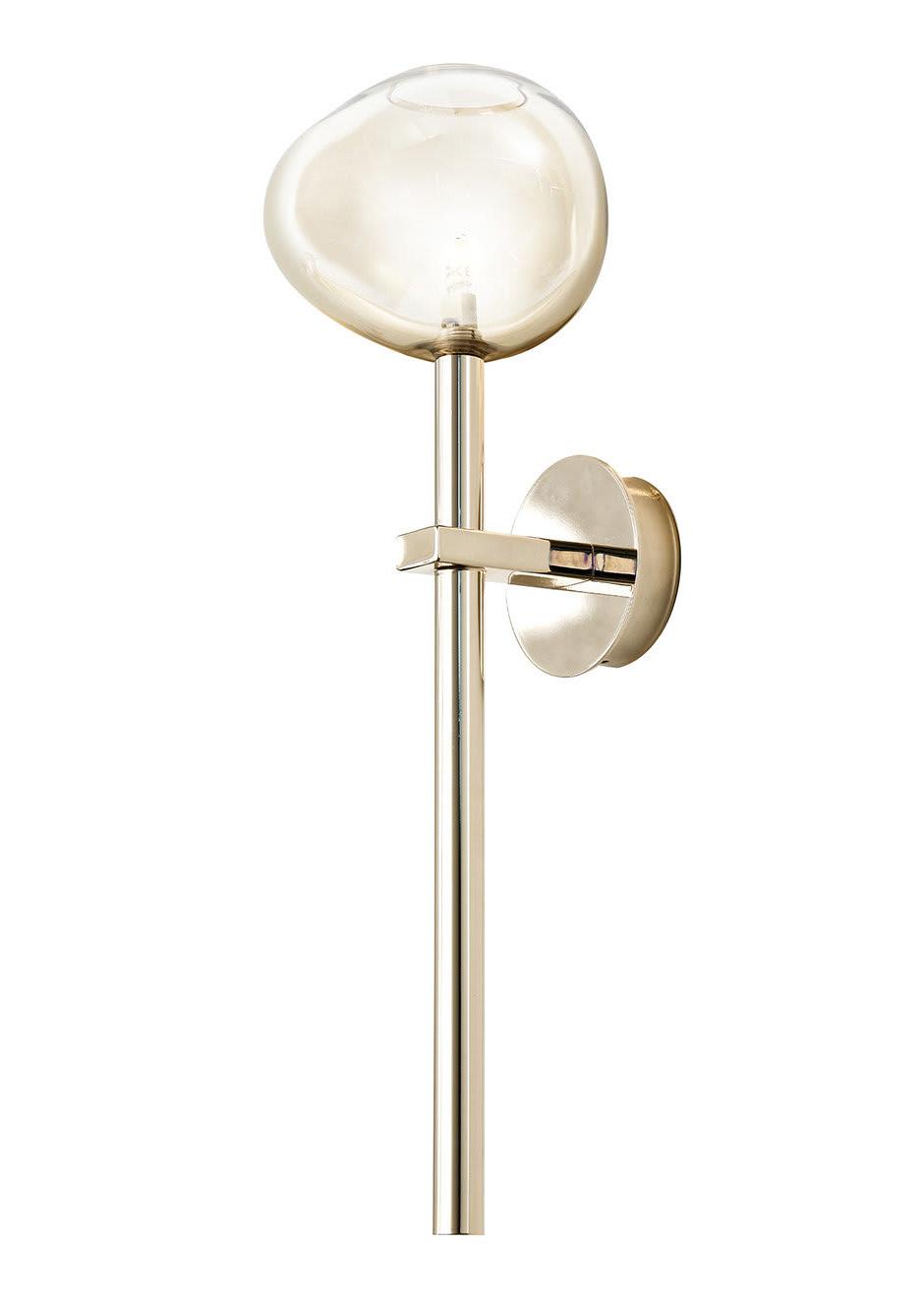 Gouden Honing Glas Wandlamp