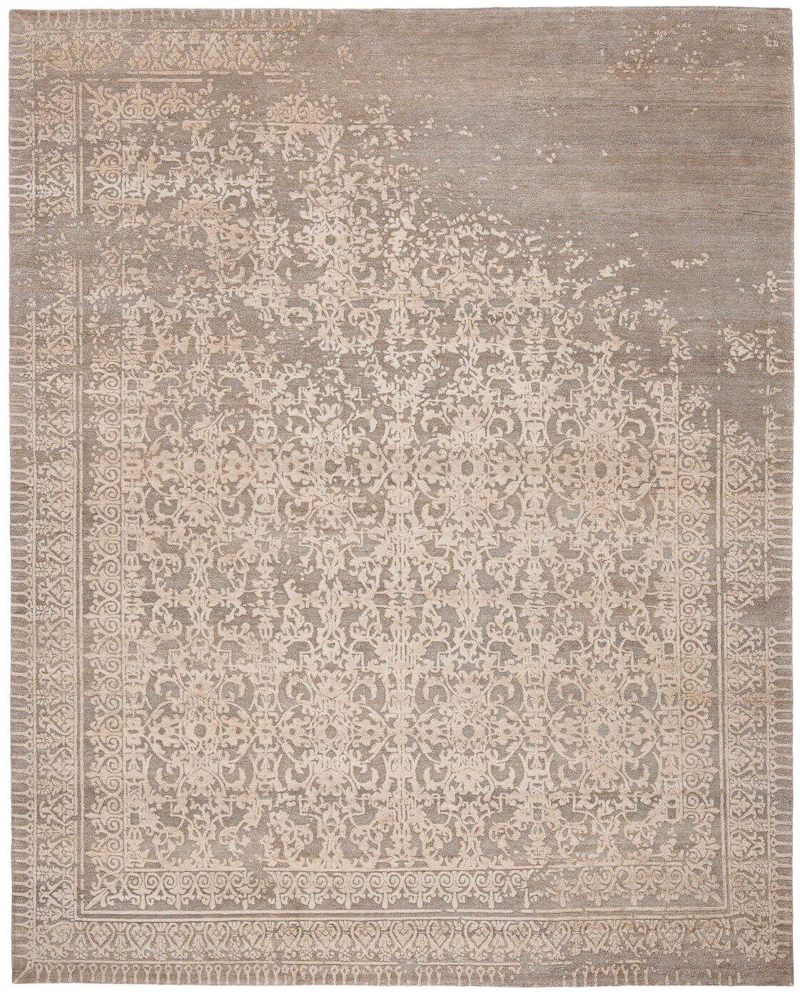 Ferrara rocked beige tapijt | Maat: 200 × 300 cm