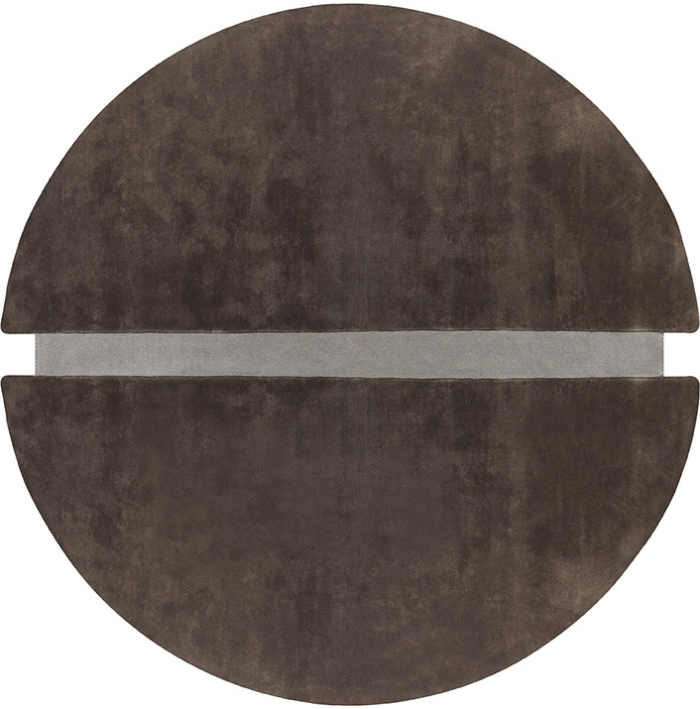 Pop Art Brown rond tapijt | Maat: Ø 200 cm Pop Art Brown rond tapijt | Maat: Ø 200 cm