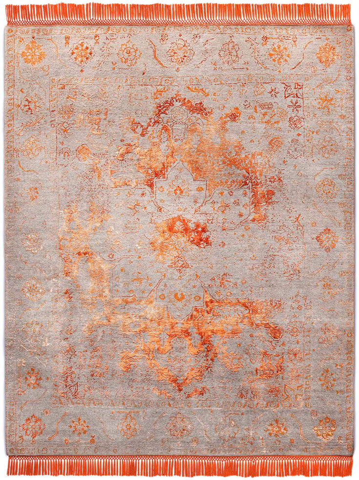Copper Orange luxe tapijt | Maat: 140 × 210 cm