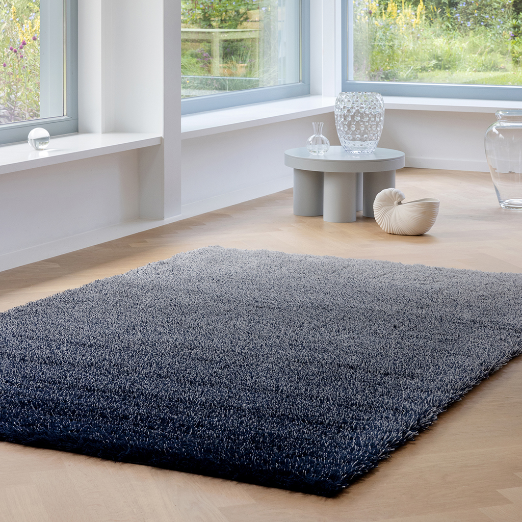 Shade high zilver/polar night tapijt | Maat: 200 × 300 cm