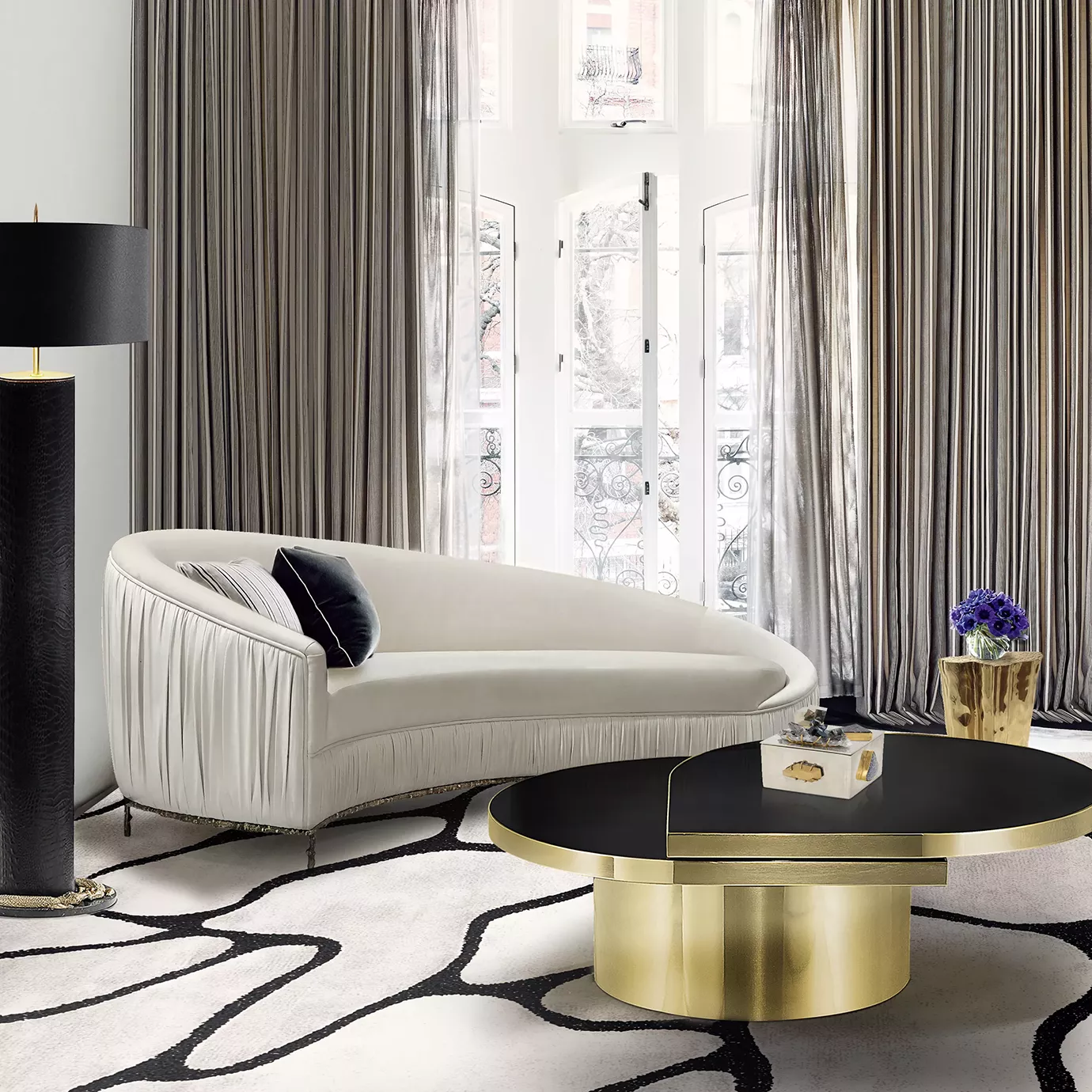 Vamp metalen basis bank