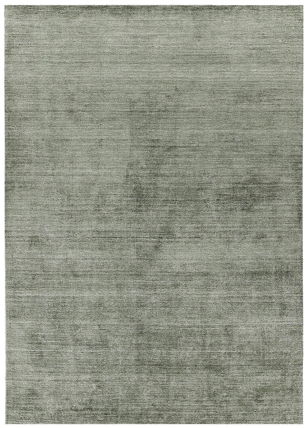Puurgroen bamboe zijde tapijt | Maat: 250 × 300 cm