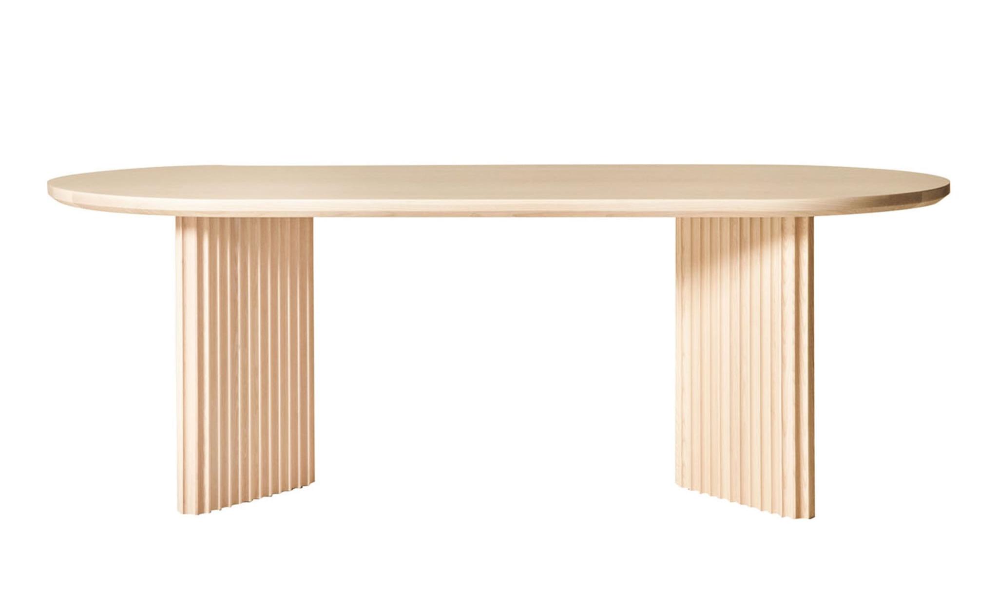 Basalto natuurlijke essen tafel
