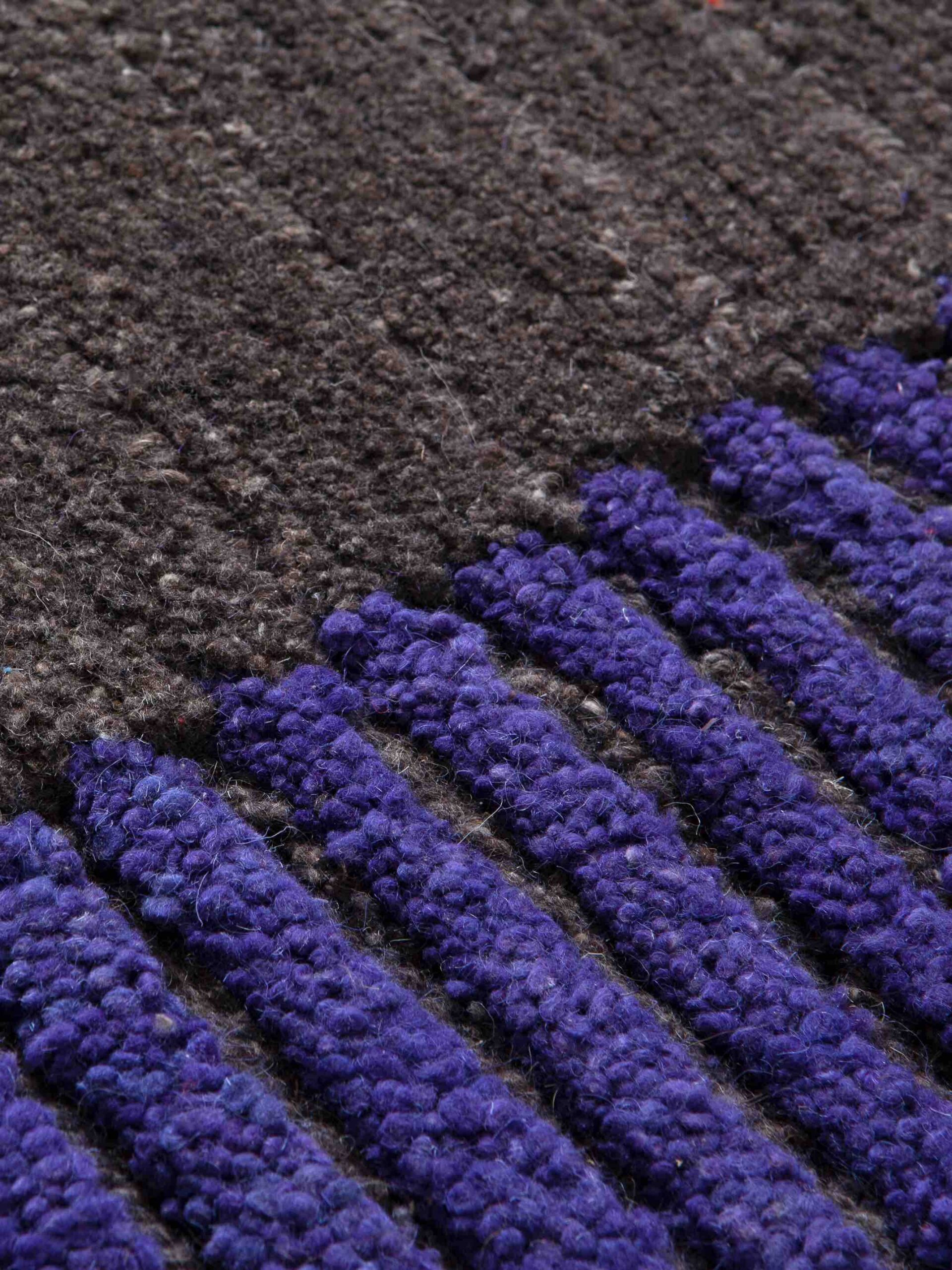 Terai Violet designer vloerkleed