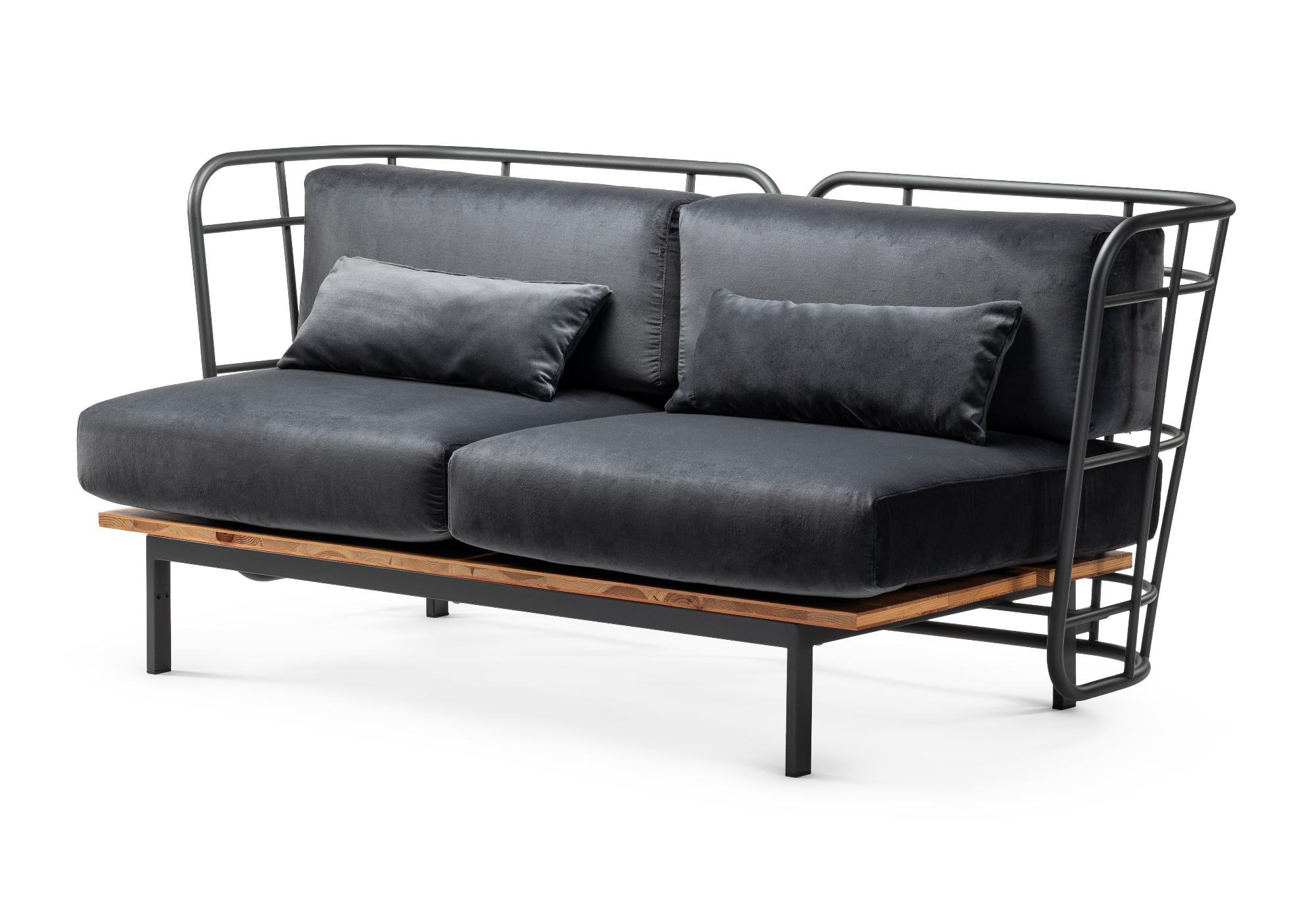 Jujube D Zwarte Buiten Loungebank