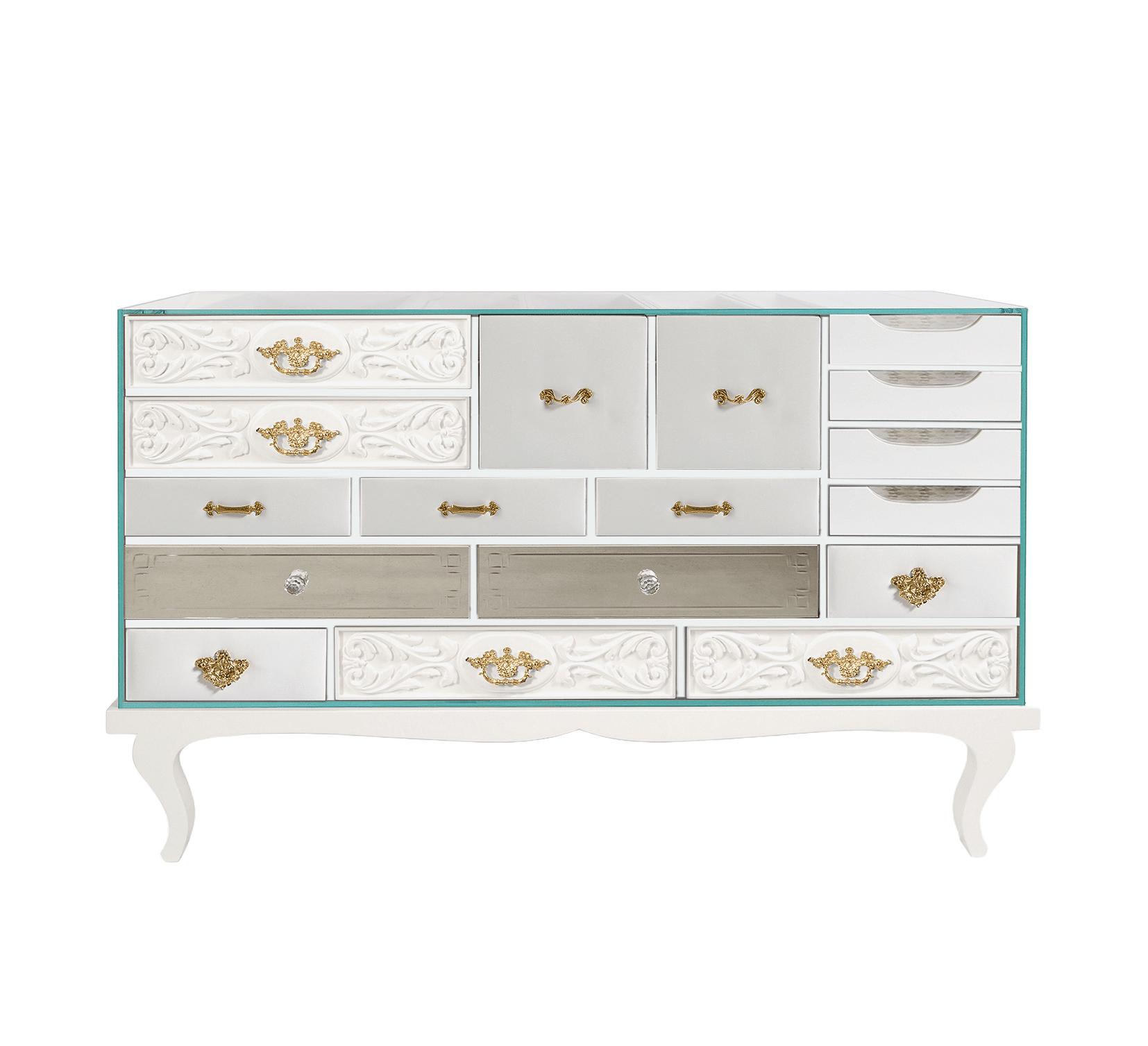 Urban wit luxe dressoir