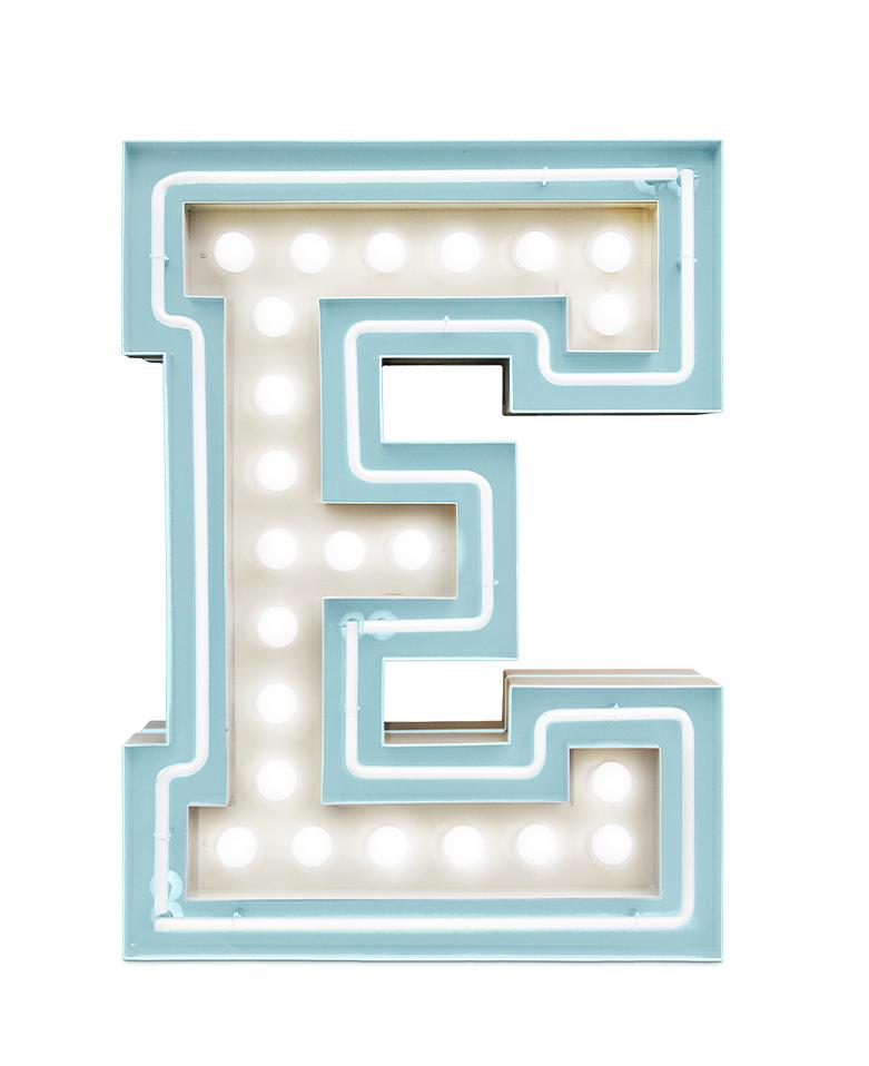 Enchanting Letter E lamp