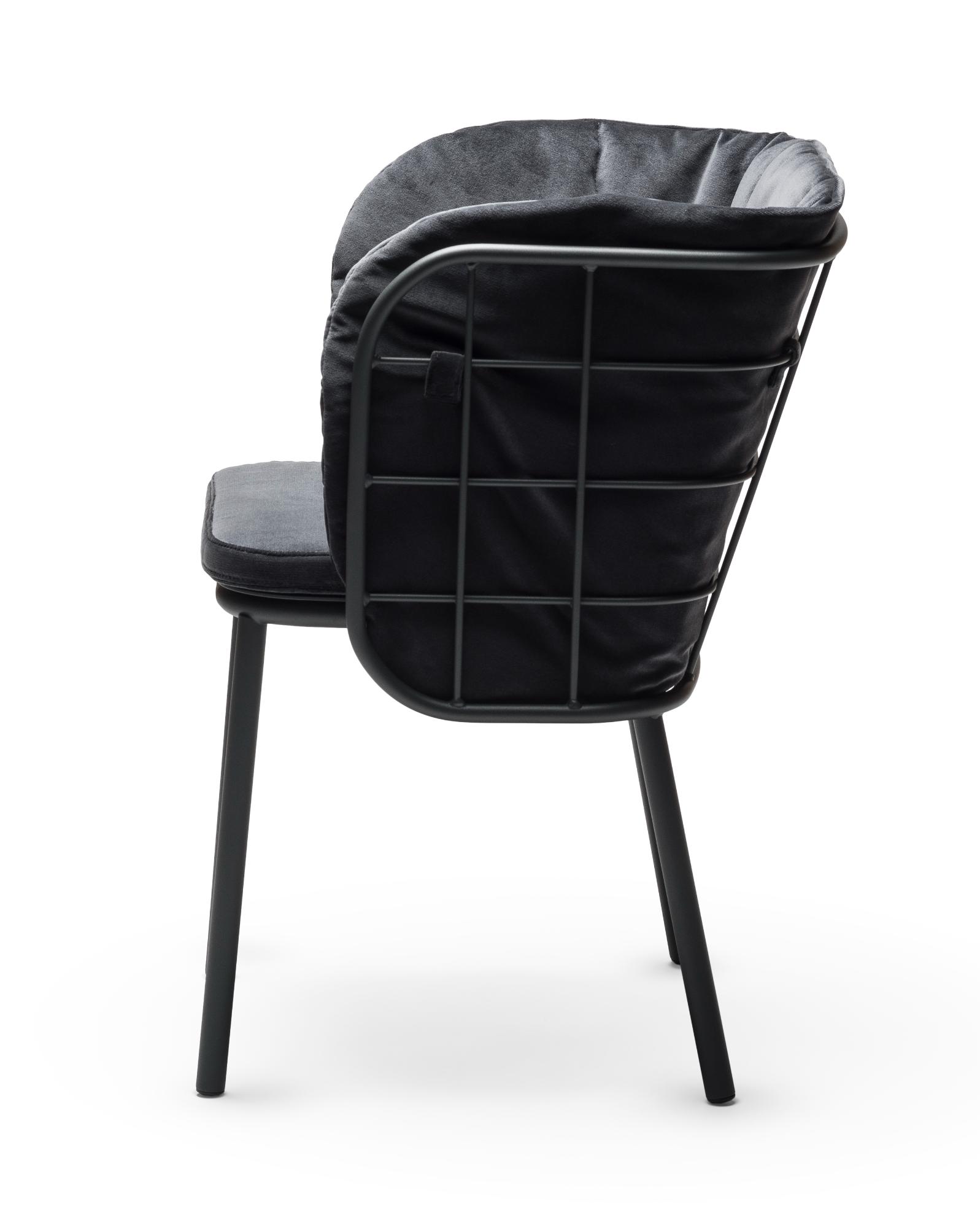 Jujube SP-B Zwarte Buitenstoel