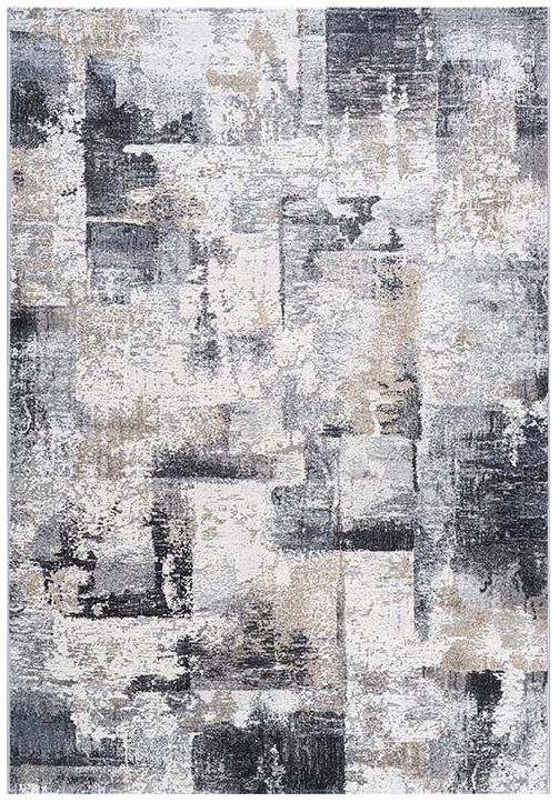 Belgisch abstract machinaal geweven tapijt | Maat: 200 × 290 cm