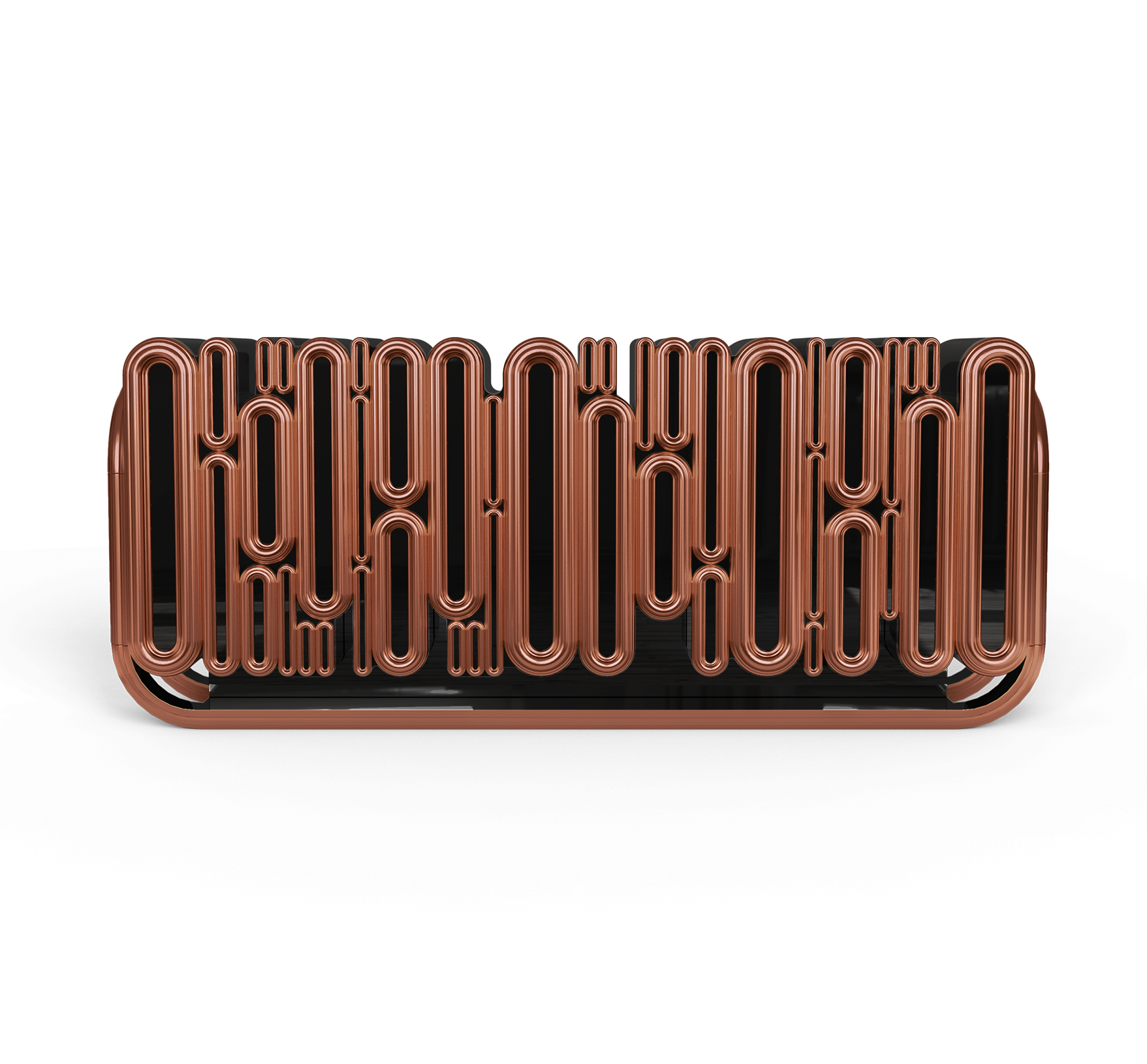 Ellipse koperen dressoir