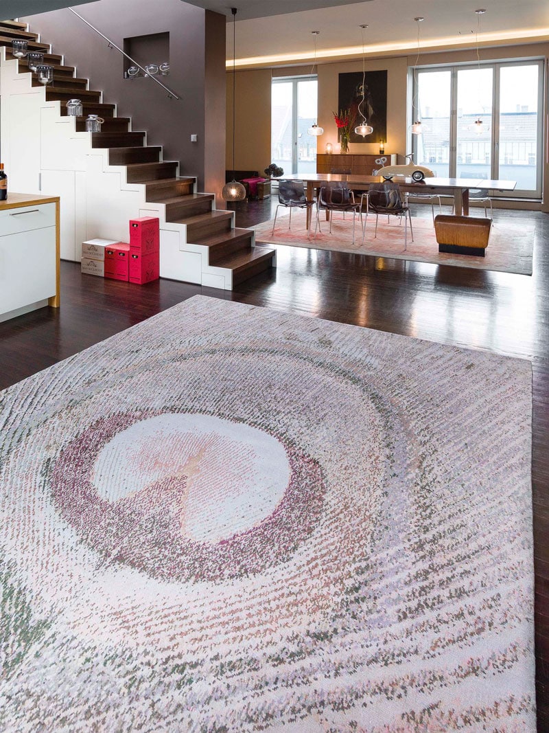 Feathers handgemaakte luxe vloerkleed