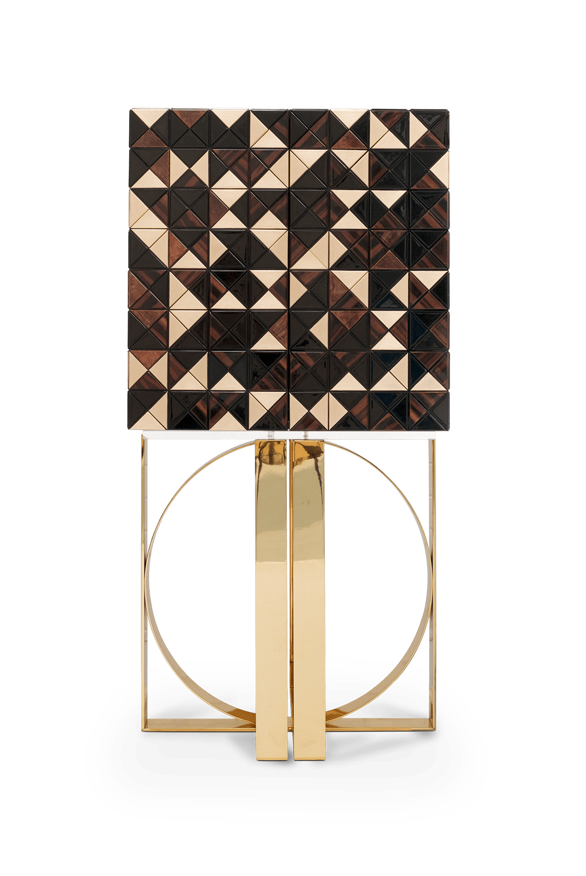 Mosaic walnoten kast