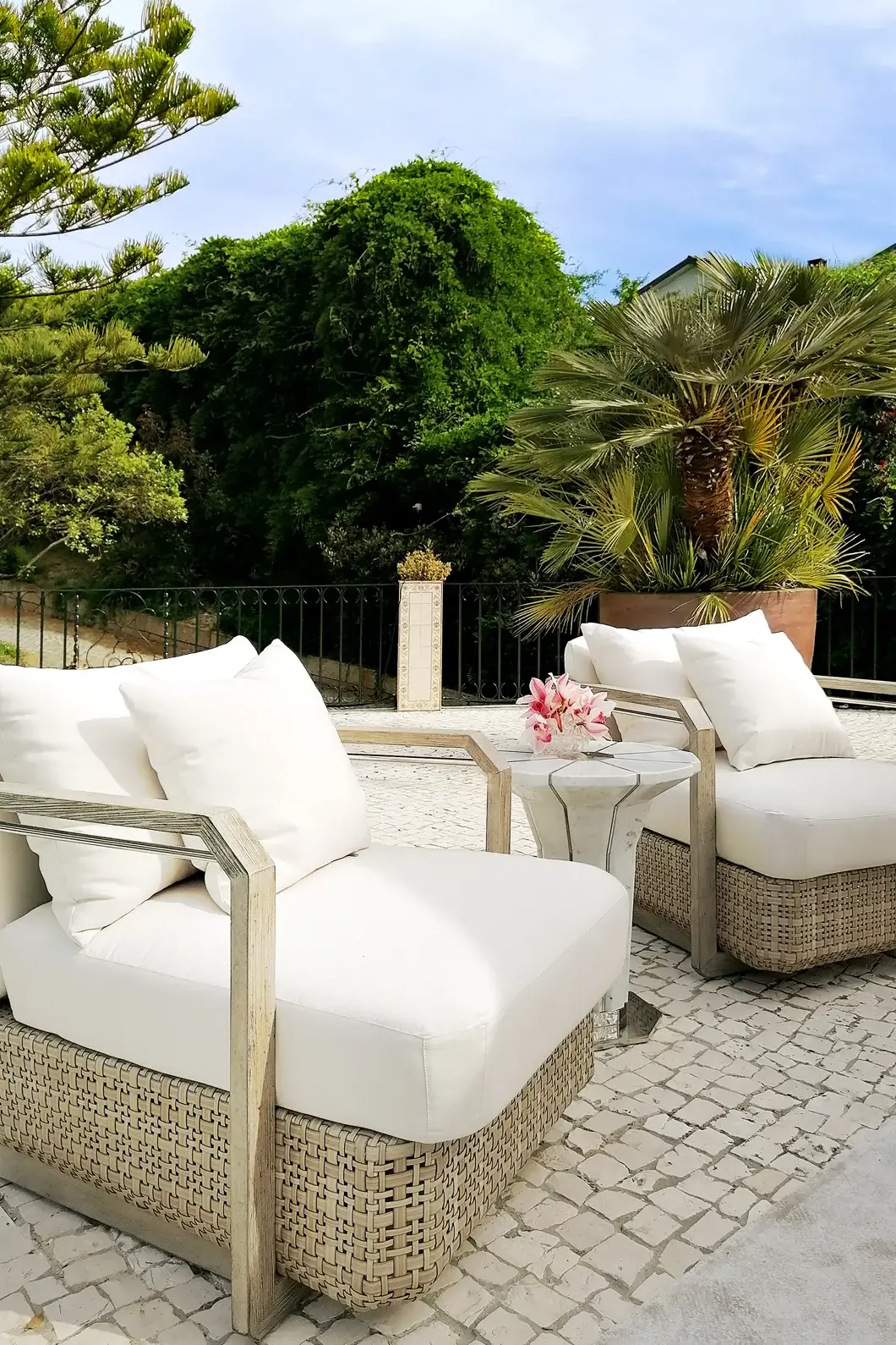 Heritage houten tuinfauteuil - 7