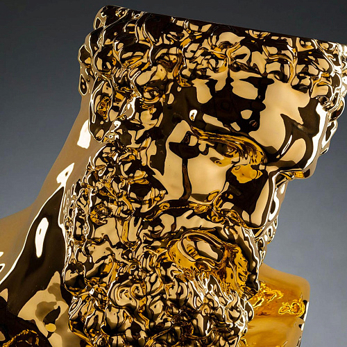 Ercole gouden bijzettafel