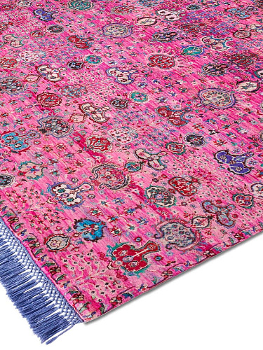 Isfahan Pink handgemaakte luxe vloerkleed