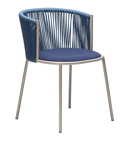 Millie SP Blauwe Buitenstoel