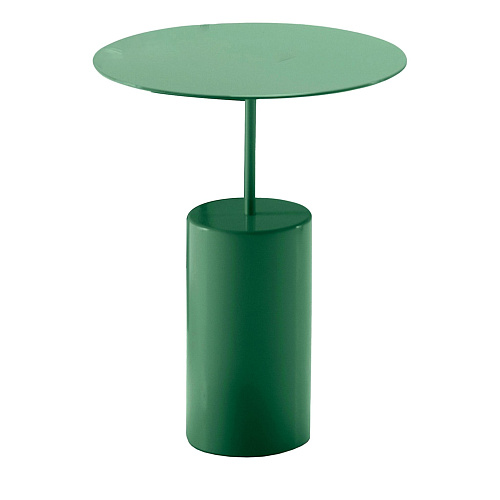 Cocktail ronde groene bijzettafel