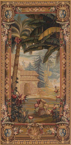 The Pineapple Harvest - Pagoda Door wandtapijt