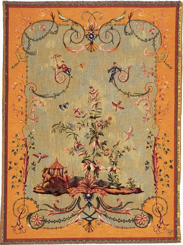 Chinoiseries wandtapijt