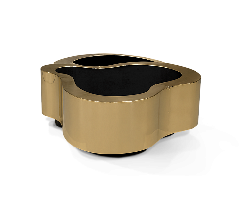 Crest gepolijste patina salontafelset