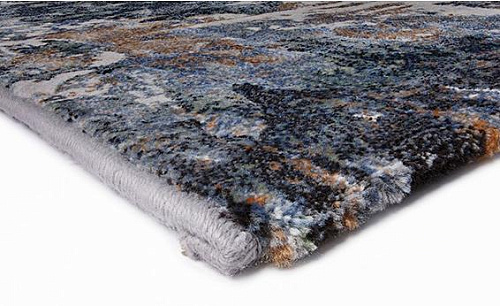 Abstract machinaal geweven vloerkleed