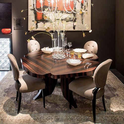 Andy donkerhouten eettafel