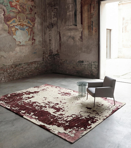 Wine Weathered Canvas vloerkleed