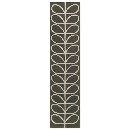 Linear Stem Runner Slate vloerkleed