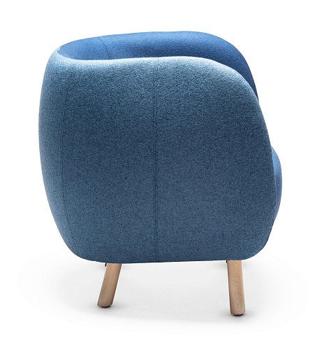 Mousse P Blauwe Fauteuil