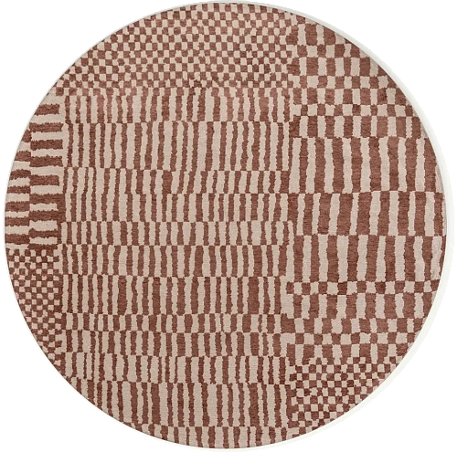 Ksar rond vloerkleed