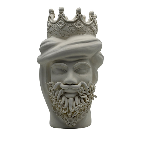 Moor's Head grijze sculptuur