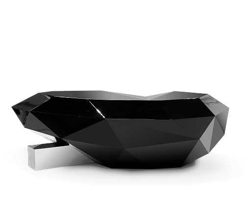 Prism zwarte salontafel