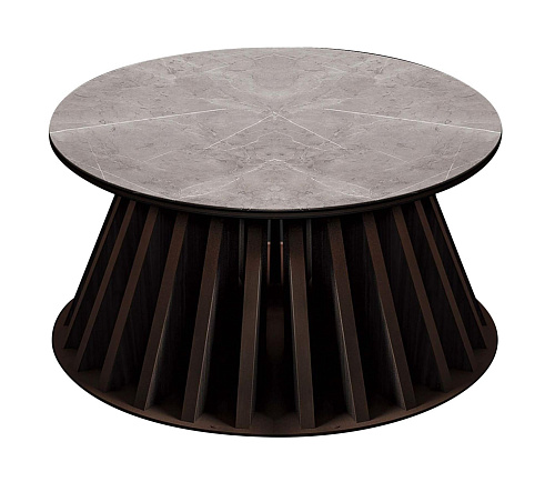 Marmer/houten salontafel