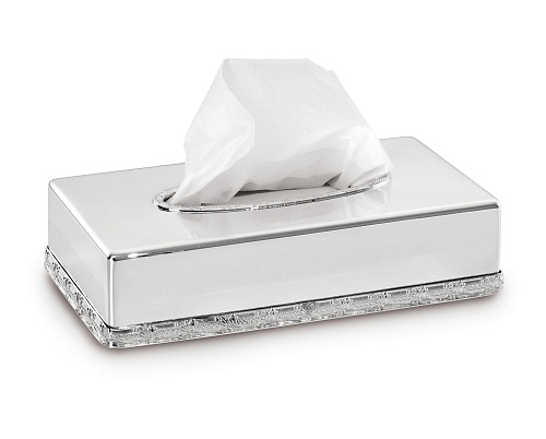 Verzilverde servettenhouder