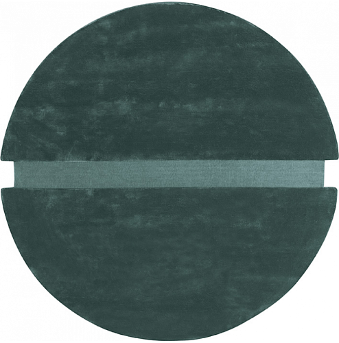 Pop Art Green rond tapijt