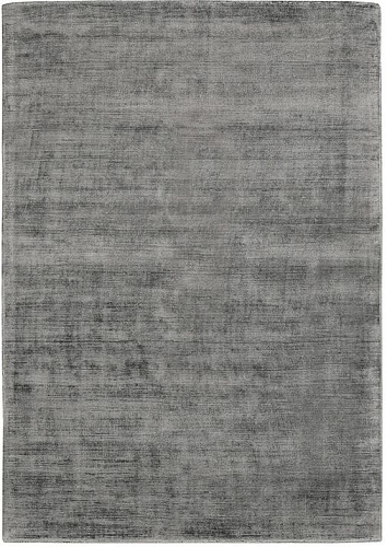 Effen Grey Indiaas handgeweven tapijt